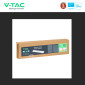 Immagine 13 - V-Tac Pro VT-8-10 Tubo LED Prismatico Plafoniera 10W Chip Samsung Lampadina 30cm - SKU 20344 / 20345 / 20346
