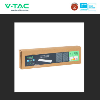 Tubo LED Prismatico Plafoniera 10W 30cm VT-8-10 V-Tac Pro