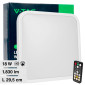 V-Tac VT-8618S Plafoniera LED Quadrata 18W SMD IP44 Sensore di Movimento e Crepuscolare Colore Bianco - SKU 76661