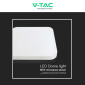 Immagine 9 - V-Tac VT-8618S Plafoniera LED Quadrata 18W SMD IP44 Sensore di Movimento e Crepuscolare Colore Bianco - SKU 76661