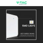 Immagine 10 - V-Tac VT-8618S Plafoniera LED Quadrata 18W SMD IP44 Sensore di Movimento e Crepuscolare Colore Bianco - SKU 76661