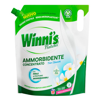 Winni's Naturel Ammorbidente Concentrato Fiori Bianchi per Lavatrice e Bucato...