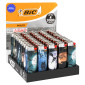 Immagine 1 - Bic Maxi J26 Accendino Grande con Fantasia Dark Forest - Box da 50 Accendini