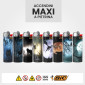 Immagine 2 - Bic Maxi J26 Accendino Grande con Fantasia Dark Forest - Box da 50 Accendini