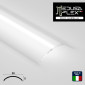 Immagine 1 - MedusaFlex Copertura Angolare Trasparente in Policarbonato per Profilo in Alluminio Strisce LED Lunghezza 2 metri - mod. Aurelia