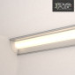 Immagine 7 - MedusaFlex Copertura Angolare Trasparente in Policarbonato per Profilo in Alluminio Strisce LED Lunghezza 2 metri - mod. Aurelia