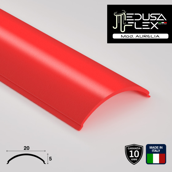 Medusaflex Aurelia Copertura Angolare Rossa per Profilo Medusaflex Aurelia Copertura Angolare Rossa per Profilo