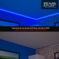Immagine 5 - MedusaFlex Copertura Angolare Blu in Policarbonato per Profilo in Alluminio Strisce LED Lunghezza 2 metri - mod. Aurelia