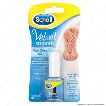 Scholl Velvet Smooth Olio Nutriente per Unghie - Flacone 7,5 ml