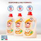 Immagine 3 - Omino Bianco Detersivo Liquido di Marsiglia Formula Concentrata con Perle di Profumo 50 Lavaggi - Flacone da 2 litri