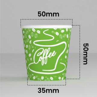 200 Bicchierini da Caffè in Carta Riciclabile CoffeeCup Mix da 65ml