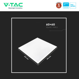 VT-629-1 6 Pannelli LED Quadrati 29W SMD Samsung V-Tac Pro