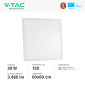 Immagine 2 - V-Tac Pro VT-629-1 Pannello LED Quadrato 60x60 29W SMD Chip Samsung da Incasso con Driver - SKU 20419