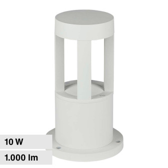 V-Tac VT-830 Lampada LED da Giardino 10W COB CREE Lampione Bollard da Terra...