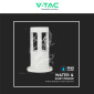 Immagine 9 - V-Tac VT-830 Lampada LED da Giardino 10W COB CREE Lampione Bollard da Terra IP65 Colore Bianco - SKU 128317 / 128318