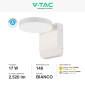Immagine 4 - V-Tac VT-11020 Lampada LED da Muro 17W Wall Light SMD Applique IP65 Colore Bianco - SKU 2950 / 2951