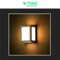 Immagine 6 - V-Tac VT-822 Lampada LED da Muro 12W Wall Light SMD Applique IP65 Colore Grigio - SKU 218337 / 218338