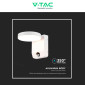 Immagine 9 - V-Tac VT-11020S Lampada LED da Muro 17W Wall Light SMD Applique IP65 con Sensore PIR di Movimento Bianca - SKU 2955 / 2954