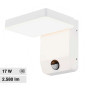 Immagine 1 - V-Tac VT-11020S Lampada LED da Muro 17W Wall Light SMD Applique con Sensore PIR di Movimento IP65 Bianca - SKU 2946 / 2947