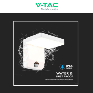 VT-11020S Lampada LED 17W IP65 Sensore PIR V-Tac da Muro