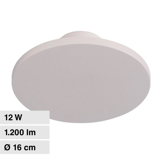 VT-8612 Plafoniera LED 12W SMD IP65 Bianca V-Tac VT-8612 Plafoniera LED 12W SMD IP65 Bianca V-Tac