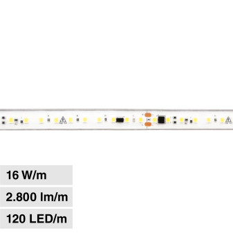 LEDCO Striscia LED Flessibile 320W SMD 220V CRI≥90 IP65 - Bobina da 20m -...