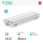 Immagine 2 - V-Tac VT-996 Lampada LED per Uscita di Emergenza 3W SMD IP65 con Funzione Self Test - SKU 7687