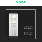 Immagine 14 - V-Tac VT-20201ST Lampada Stradale LED 33W Lampione IP65 con Pannello Solare Sensore Crepuscolare di Movimento - SKU 6755 / 6756