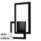 Immagine 1 - V-Tac VT-11120 Lampada LED da Muro 20W Wall Lamp CRI≥90 Colore Nero - SKU 6842 / 6843 [TERMINATO]