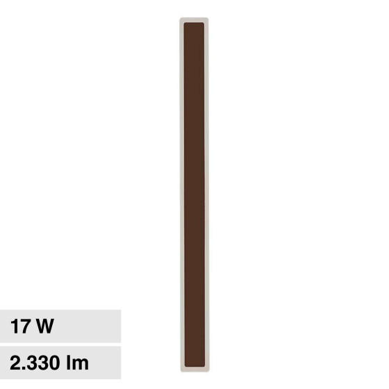 VT-11117 Lampada LED da Muro 17W IP65 CRI≥90 Corten V-Tac VT-11117 Lampada LED da Muro 17W IP65 CRI≥90 Corten V-Tac