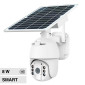 Immagine 1 - V-Tac Smart VT-11024-WIFI Telecamera di Sorveglianza Wi-Fi HD PTZ Sensore di Movimento Pannello Solare Colore Bianco - SKU 11618