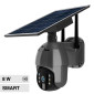 Immagine 1 - V-Tac Smart VT-11024-WIFI Telecamera di Sorveglianza Wi-Fi HD PTZ Sensore di Movimento Pannello Solare Colore Nero - SKU 11617