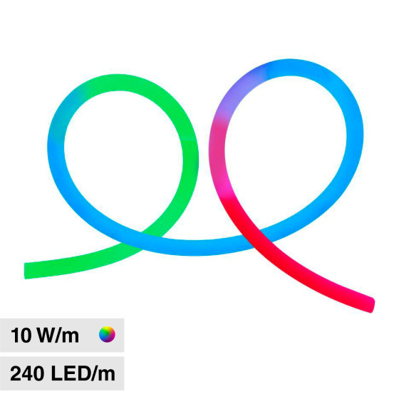 VT-561 Neon Flex LED 100W RGB Bobina da 10 metri V-Tac VT-561 Neon Flex LED 100W RGB Bobina da 10 metri V-Tac