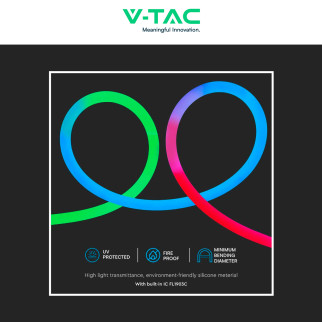VT-561 Neon Flex LED 100W RGB Bobina da 10 metri V-Tac