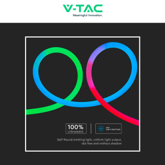 VT-561 Neon Flex LED 100W RGB Bobina da 10 metri V-Tac