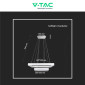 Immagine 7 - V-Tac VT-101-2D Lampadario LED a Sospensione 113W SMD Forma Rettangolare Dimmerabile Colore Bianco - SKU 213986