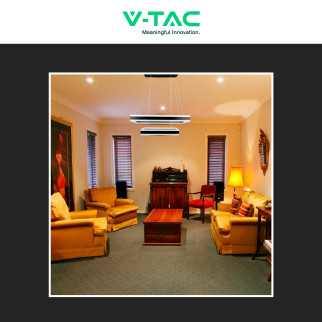 VT-101-2D Lampadario LED a Sospensione 113W SMD Nero V-Tac