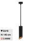 Immagine 1 - V-Tac VT-975 Lampadario a Sospensione con Portalampada Per Lampadine GU10 in Alluminio Colore Nero e Oro - SKU 6684