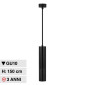 V-Tac VT-976 Lampadario a Sospensione con Portalampada Per Lampadine GU10 in Alluminio Colore Nero e Riflettore Oro - SKU 6686