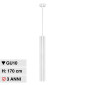 Immagine 1 - V-Tac VT-976 Lampadario a Sospensione con Portalampada Per Lampadine GU10 in Alluminio Colore Bianco - SKU 6780