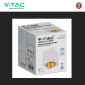 Immagine 8 - V-Tac VT-979 Portafaretto Quadrato per Lampadine GU10 in Alluminio Colore Bianco e Oro - SKU 6692