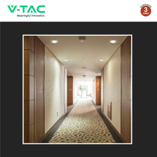 VT-980 Portafaretto Rotondo Nero per GU10 GU5.3 VT-980 V-Tac