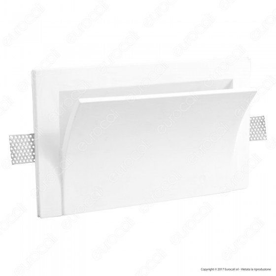 Portalampada in Gesso da Parete per Lampadine R7s - ART65 Portalampada in Gesso da Parete per Lampadine R7s - ART65