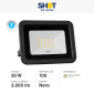 Immagine 2 - Bot Lighting Shot Faro LED 30W Faretto SMD IP65 Colore Nero - mod. AKRONII30NLV