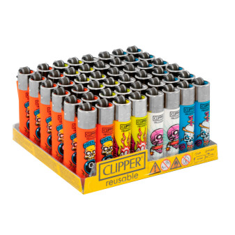 Clipper Vices - Box da 48 Accendini a Pietrina