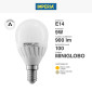 Immagine 4 - Imperia Lampadina LED E14 9W MiniGlobo G45 SMD Ceramic Pro - mod. 208496 / 208502