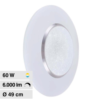 V-Tac Gallery VT-8504 Plafoniera LED Rotonda 30W/60W SMD CCT 3in1 Effetto...