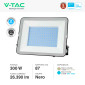 Immagine 4 - V-Tac Pro VT-44300 Faro LED 300W Faretto SMD IP65 Chip Samsung Colore Nero - SKU 10031 / 10032