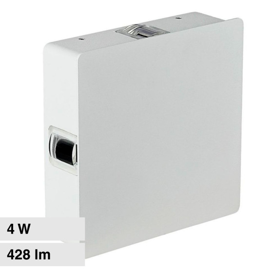 VT-704 Lampada LED da Muro 4W Bianca con 4 LED SMD IP65 V-Tac VT-704 Lampada LED da Muro 4W Bianca con 4 LED SMD IP65 V-Tac