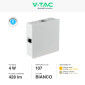 Immagine 4 - V-Tac VT-704 Lampada LED da Muro 4W Wall Light Bianca con 4 LED SMD Applique IP65 - SKU 218209 / 218210